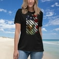 thumbnail image 2 of Women's Patriotic Eagle USA Flag T-Shirt, 2 of 9