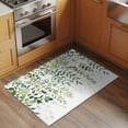 thumbnail image 3 of Sage Green Eucalyptus Leaves Bathroom Rug Washable 2x3 Entryway Rug Non Slip Summer Weeping Floral Botanical Front Door Mat Low Pile Indoor Doormat Throw Floor Carpet for Kitchen Bedroom Entrance, 3 of 8