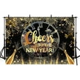 thumbnail image 4 of Happy New Year Backdrop 2026 City Night New Year's Eve Grandiose Fireworks Photography Background Cheers to The New Year Eve Party Decor Supplies Banner Boy Girl Adult Photo Booth Props, 4 of 10
