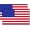 2 Pack, variant on UCEI American Flag Car Magnet Waterproof Rectangular Sticker 3x5 Inch