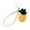 Pineapple, variant on Artistic Knitted Mobile Lanyard Lovely Fruit Pattern Key Holder Anti Lost Backpacks Bag Charms For Daily Use Gift