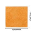 thumbnail image 3 of REGALWOVEN 12 Pack Kitchen Dish Cloths Soft Absorbent Dish Towels Orange 10" x 12", 3 of 7