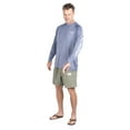thumbnail image 5 of Bimini Bay Outfitters Hook M' Men's Long Sleeve Shirt - Shark Slam Grisaille, 5 of 6