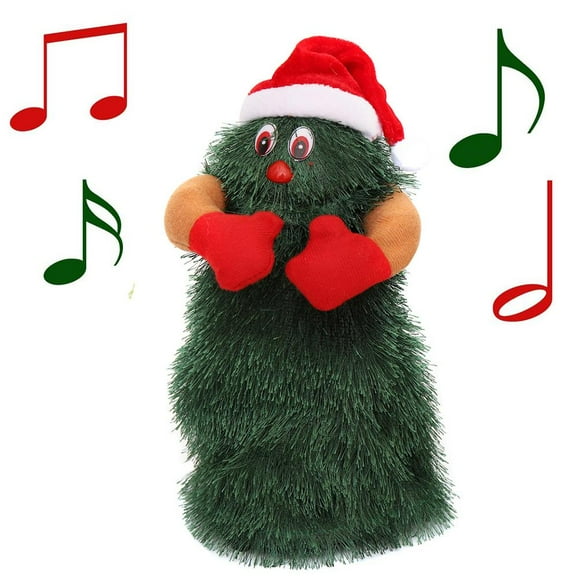 Navidad Eléctrico, Juguete De Música De Baile Giratorio Para Niños, Adorno De Escritorio, Decoraciones Para Árboles De Navidad Vogacara  HA039213-00