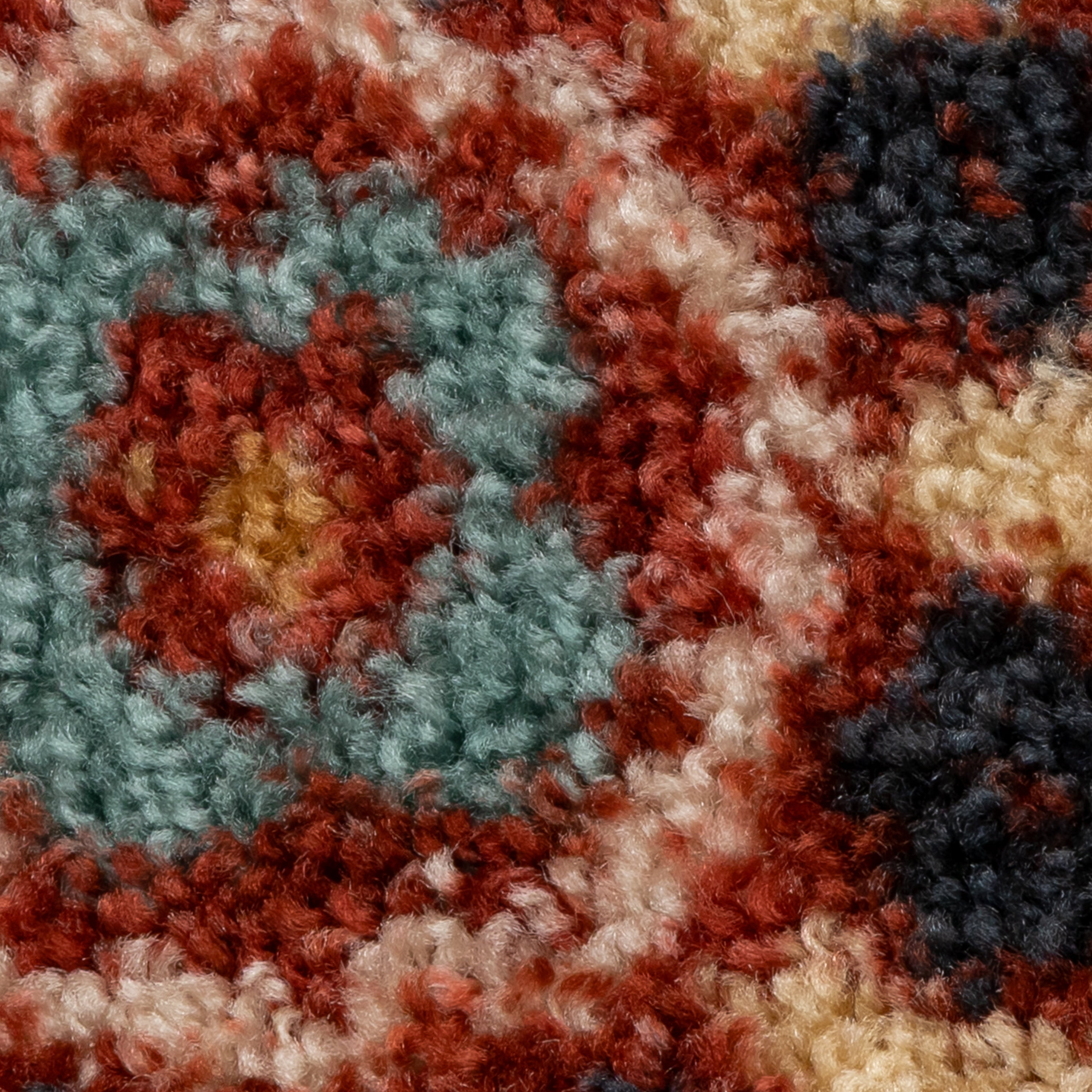 Maples Rugs Reggie Bohemian Floral Merlot Washable Entryway Area Rug, 2'6 x 3'10