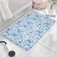 thumbnail image 3 of Pioneer Flower Floral Print Flannel Non Slip Door Rugs,Washable Door Mats Indoor,Decorative Door Mats,Dirt-Resistant and Absorbent Doormat for Entrance,Bedroom,Kitchen,Bathroom,23.5"x16", 3 of 5