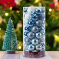 thumbnail image 2 of 50 piezas de adornos de bolas de Navidad colgante de plástico para azul claro Sunnimix Bolas de navidad, 2 of 8