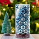 thumbnail image 2 of Adornos De Navidad Gloria 50 Unids Set Plástico Reutilizables Azul Claro, 2 of 9