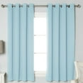 thumbnail image 2 of Best Home Fashion, Inc. Solid Blackout Thermal Grommet Curtain Panels (Set of 2), 2 of 7