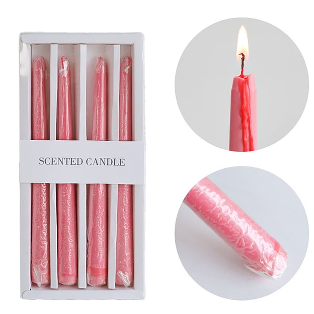WHEANG Bleeding Taper Candles Halloween Bleeding Taper Candles Bleeding Candles Bleeding Black Taper Candles Halloween Bleeding Candles Black Taper Candles Gothic Decor