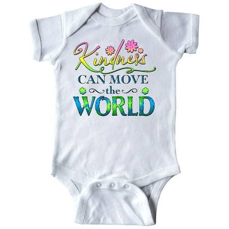 

Inktastic Kindness Can Move the World- with flowers Gift Baby Boy or Baby Girl Bodysuit