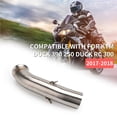 thumbnail image 4 of Tubo De Escape De Motocicleta De Acero Inoxidable Que Elimina El Ruido Del Tubo Medio De La Motocicleta Para Ktm Duck 390 250 Rc390 2017-2018 Serendint VI004267-00, 4 of 7