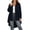 Dark Blue-zip up hoodie women, variant on Womens Zip Up Hoodies Long Sleeve Oversize Sweatshirt High Low Hem Gothic Hoodie with Pockets