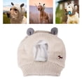 thumbnail image 1 of Orejas silenciosas para perros, gorro de punto para mascotas de invierno, cubierta para orejas de perro, disfraz de conejito para perros medianos a grandes, gatos y mascotas (Beige), 1 of 5