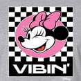 thumbnail image 3 of Disney - Minnie Mouse - Vibin' - Juniors Cropped Cotton Blend T-Shirt, 3 of 5