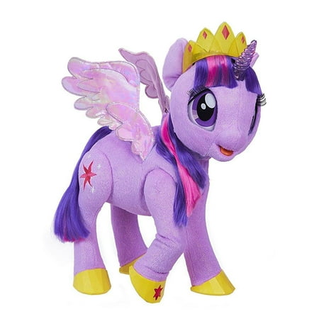 My Little Pony C0299S01 Toy Talking & Singing Twilight Sparkle, Soft Interactive Purple Unicorn with Wings, Kids Ages 3 & Up.