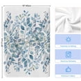 thumbnail image 2 of Blue Eucalyptus Leaves Microfiber Kitchen Towel, Watercolor Botanical Weeping Soft Absorbent Dish Towels, Quick Drying Washable Dishcloths for Kitchen Cleaning, Drying Dishes, 18x28 Inches, 2 of 9