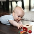 thumbnail image 4 of KAKOWELY Wooden Object Permanence box for Kids Educational Toy to Develop Motor Skills Assorted Color,4.72"X4.72"X3.35", 4 of 5
