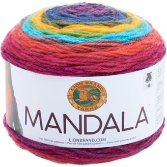 Lion Brand 100% Acrylic Mandala Yarn, Light Weight, Machine