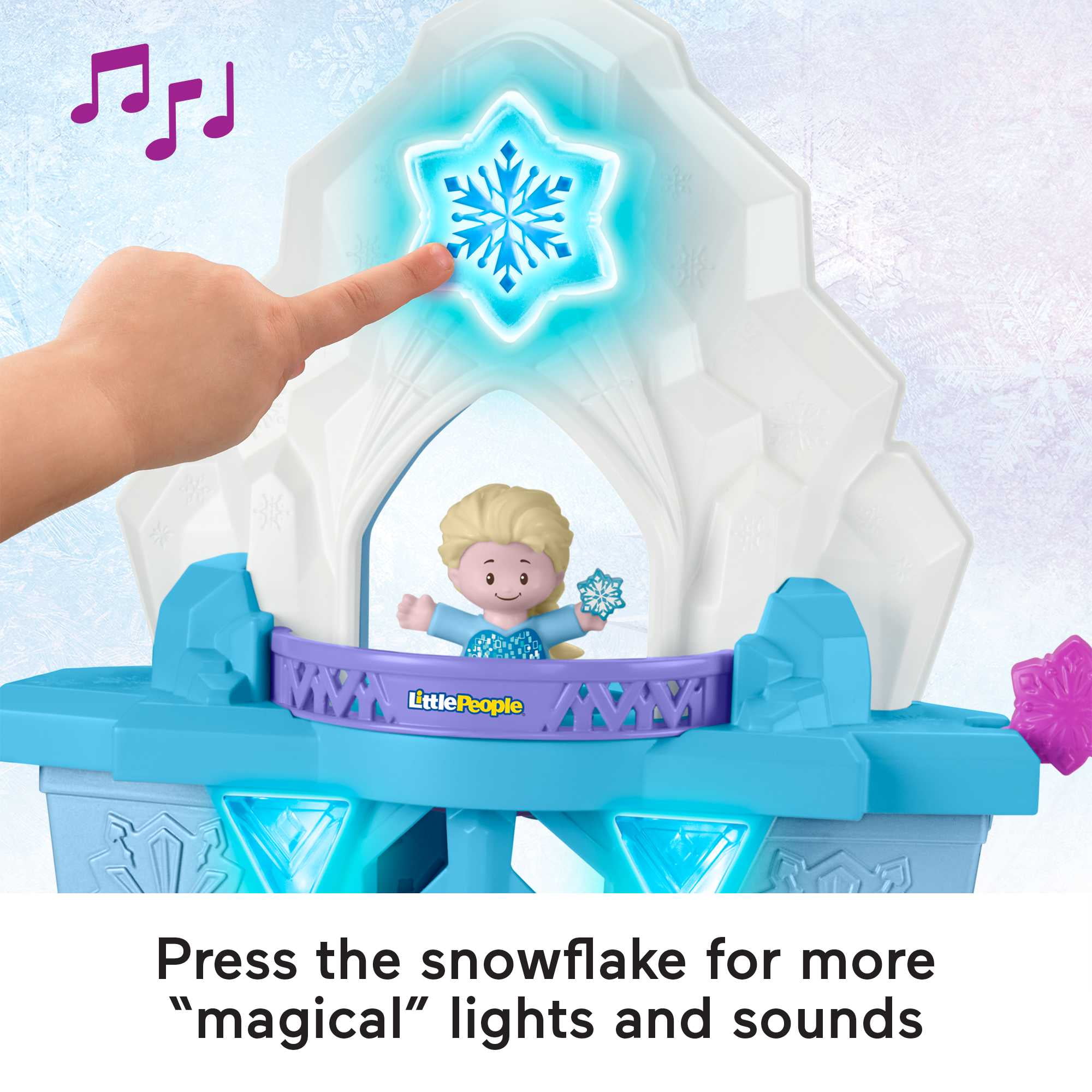 Disney Frozen Elsa’s Enchanted Lights Palace Little People Toddler Musical Playset