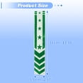 thumbnail image 3 of Unique Bargains Front Fender Arrow Sticker Decoration Motorcycle Warning Reflective Tape Waterproof Pet Reflective Material Material Green 1 Pcs 34 cm x 5.5 cm, 3 of 6