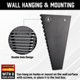 thumbnail image 5 of 64 Slot ABS Wrench Organizer, Hanging Organizer for Tool Boxes and Walls, Suitable for SAE and Metric Wre, 5 of 7