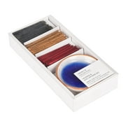 Premium Collection Incense Set with Holder, Fragrance Oil-Incense stick, Black Cherry, Nag Champa and Patchouli Leaves