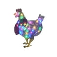 thumbnail image 2 of Chicken with Scarf Decor Lights Flat Garden Sculpture Chicken Ornaments for Lawn Yard Holiday Decorations, 2 of 6