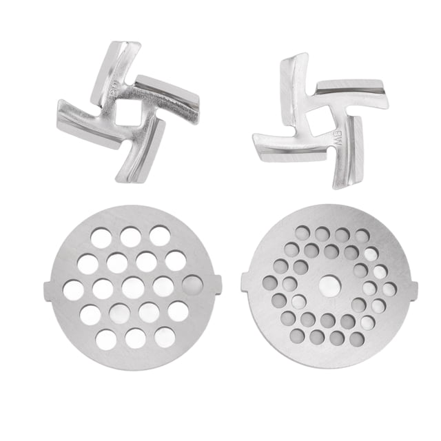 Meat Grinder Blades, Efficient Meat Grinder Plate Discs Easy To Clean 2 Blades for Home