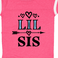 thumbnail image 4 of Inktastic Lil Sis Girls Sister Announcement Girls Baby Bodysuit, 4 of 5