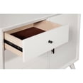 thumbnail image 5 of Alpine Furniture Flynn Wood  Accent Cabinet in White, 5 of 6