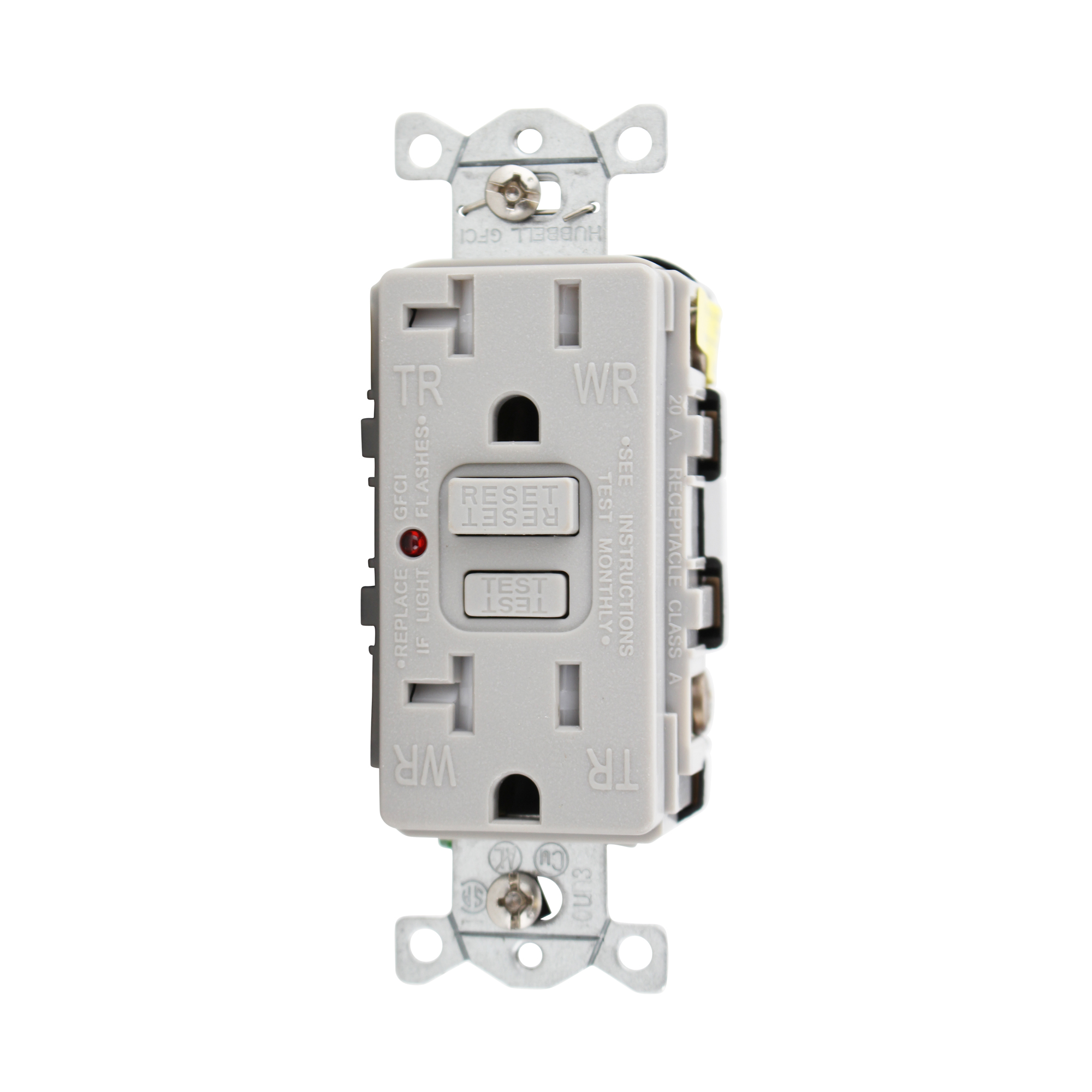 Hubbell Wiring Systems Gftr20gy Tradeselect Gfci Duplex