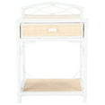 thumbnail image 5 of SAFAVIEH Bea Coastal 1 Drawer 1 Shelf Nightstand, White/Natural, 5 of 14
