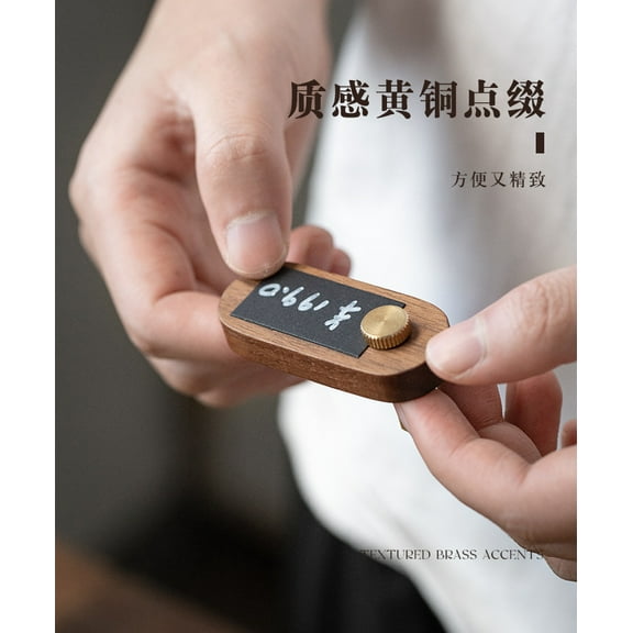 Retail Display Prices Tag Stand Mini Chalkboard Signs Wooden Tabletop Merchandise Pricing Display Holder For Wedding Vendor Reception