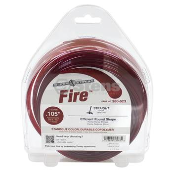 Stens Silver Streak Fire Trimmer Line for .105 1 lb. Donut, 380-623