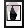thumbnail image 2 of Cartissi 13x18 Black Modern Framed Museum Art Print Titled - Blushing Aura, 2 of 5