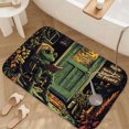 thumbnail image 3 of 1pc Frog Reading on Porch Absorbent Non-Slip Bathroom Thickened Flannel Rug Decor,Soft,Quick Drying,Suitable For Indoor/outdoor Use,Bathrooms,Bedrooms,Kitchens,Terrace,Laundry Rooms,16"x24", 3 of 9