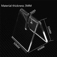 thumbnail image 5 of 30PCS Clear Acrylic Knife Blade Display Stand Holders Folding Knife Display Stand Holder Pocket Knives Showcase Rack, 5 of 5