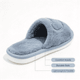 thumbnail image 7 of ATENAR Slippers for Women,Slippers Women,Women's Slippers,Non Slip,Slip-on,Cozy,Gray,6.5-7, 7 of 7