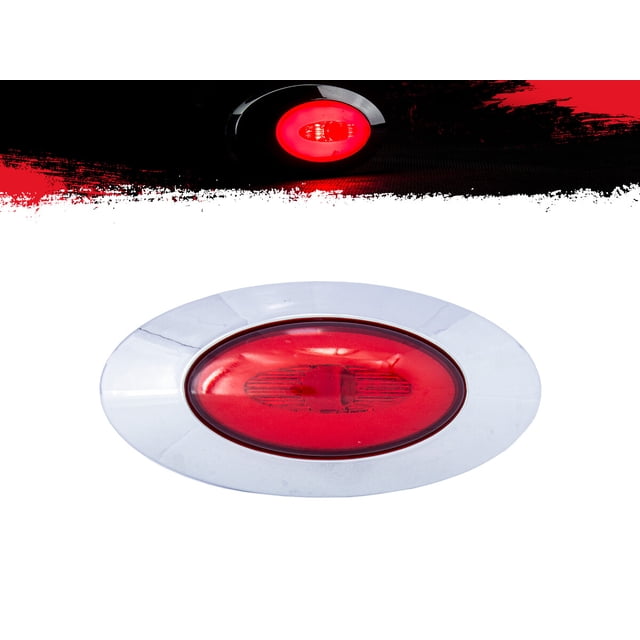 Plafón Lateral 2 Leds Con Luz Gel Roja Elíptico Tunelight TUNELIGHT-RENOVATIO .