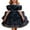 czb# Navy690, variant on CUZIBR Girls Party Tutu Sequins Dress Off The Shoulder Ruffles Short Sleeve Lettuce Trim Tiered Dresses Puffy Gown Pageant Performance Tulle,Blue,2-3 Years