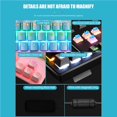 thumbnail image 4 of stanreset K550 Green Shaft Mechanical Keypad 87 Keys Wired Gaming Keyboard for Office Pink, 4 of 5