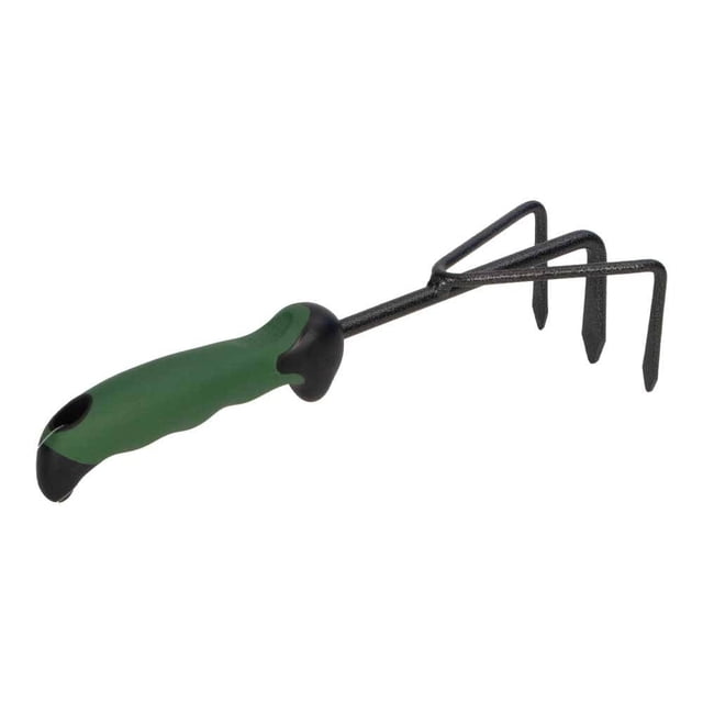 Rastrillo Manual Expert Gardener 9.6x30.5x8.05 cm de Metal Negro