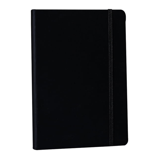 Encuadernación académica de la libreta del encuadernación del negocio del cuaderno de la correa elástica A5 con el tenedor de la pluma