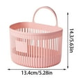 thumbnail image 2 of pvdgvd Multifunctional Storage Basket, Plastic - Single Handle, Hanging Design - Tear - Resistant - for Kitchen (Scallion, Ginger, Garlic), Bathroom, Bedside, Fruits/Utensils, 2 of 7