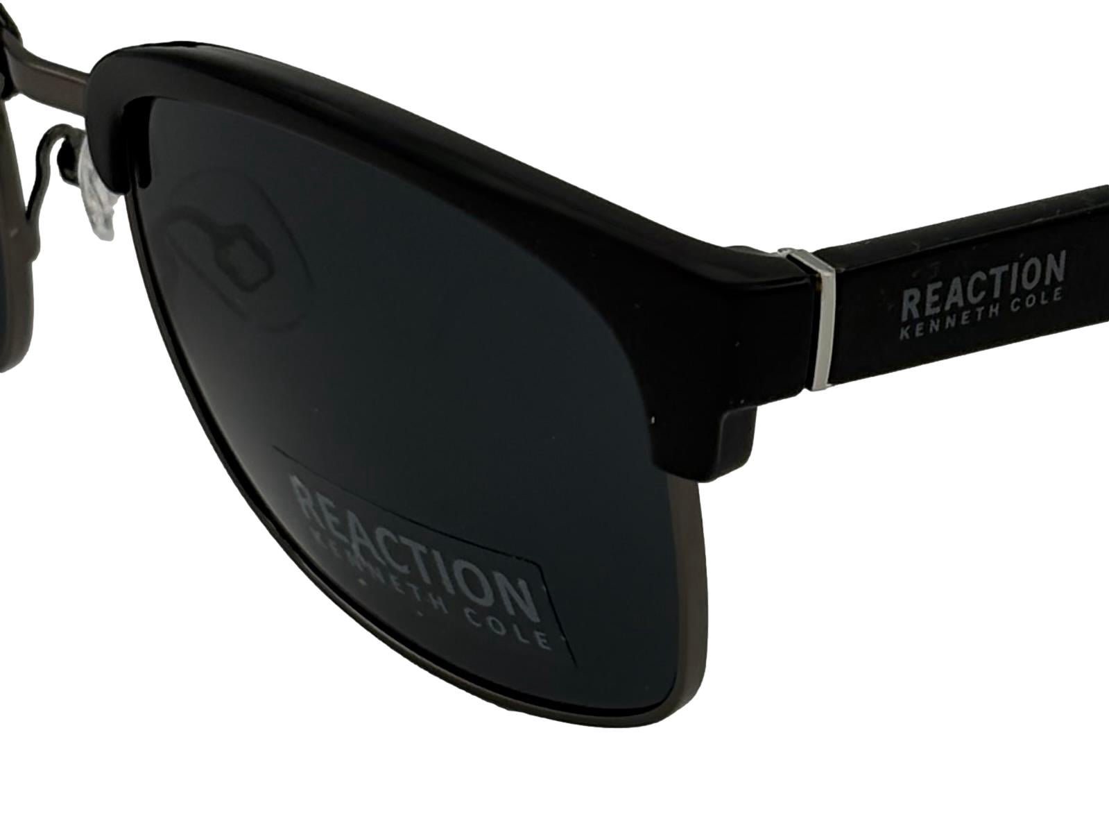 Kenneth Cole Reaction KC1433 Sport Golf Sunglass, Gloss Black Frame/Smoke Lens -