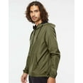 thumbnail image 2 of Independent Trading Co. Unisex Lightweight Quarter-Zip Windbreaker Pullover Jacket, 2 of 5
