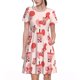 thumbnail image 1 of Disketp Milk Tea5 para Vestido de Manga Corta para Mujeres, Vestidos de Verano para Mujeres, Casual y Holgado para la Playa, 1 of 6