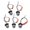 B 5pcs, variant on E26 Socket Adapter Medium Edison Base Male Screw in Light Bulb Socket Pigtail for Led Ceiling Lights Downlight Pack of 5 (B 5pcs)