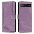 thumbnail image 2 of Wallet Case for Google Pixel 7a, Premium PU Leather Flip Case Card Slots Holder, Luxury Kickstand Function Book Folding Folio Cover with Wrist Strap for Google Pixel 7a, Purple, 2 of 12